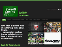 Tablet Screenshot of carrollcycles.com